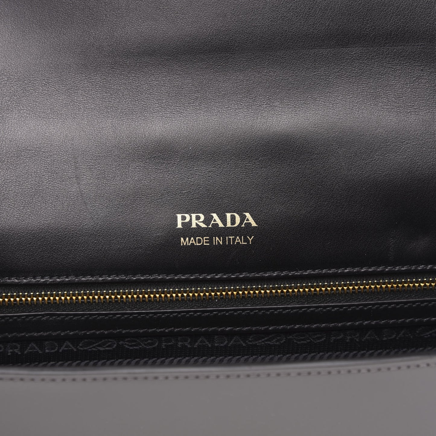 City Calf Ribbon Bag Black Marmo Bianco