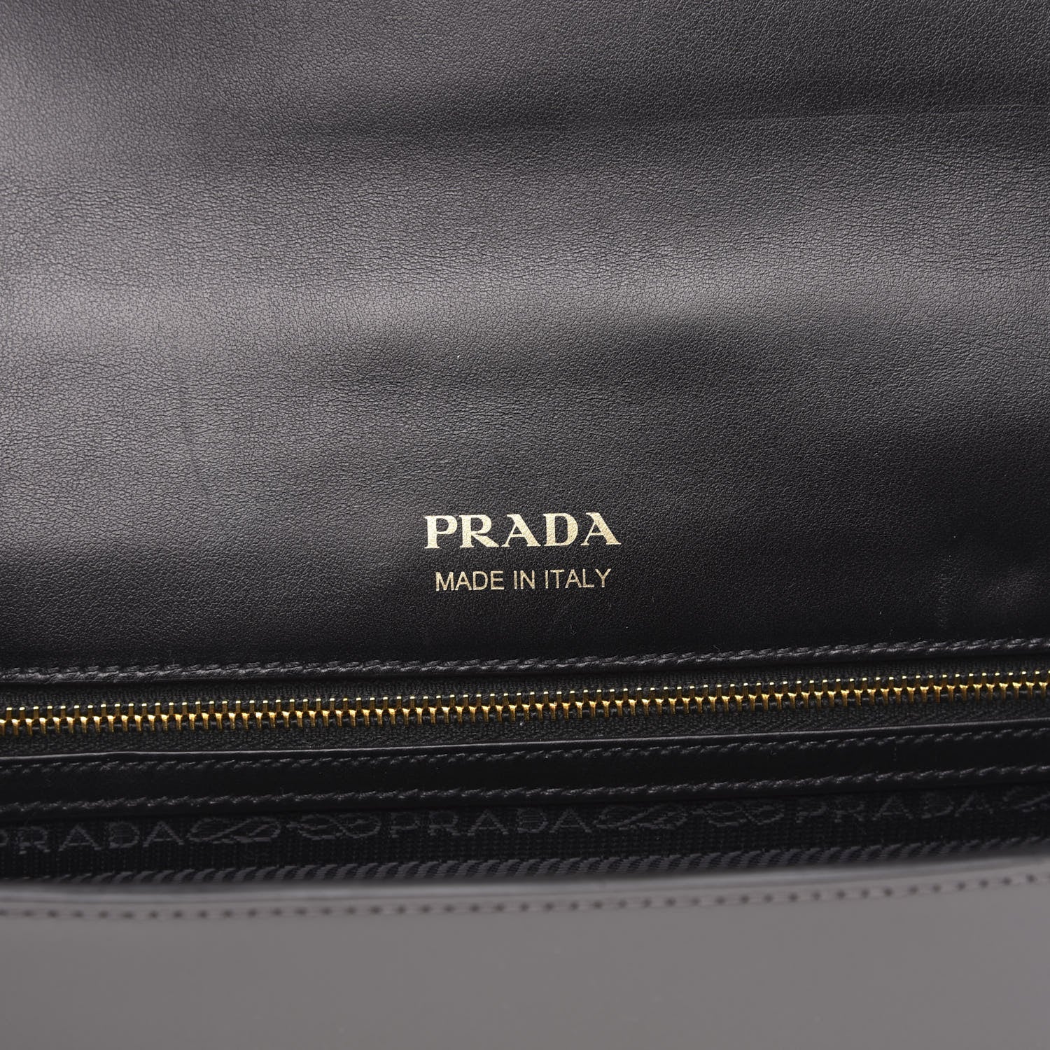 Prada City Calf Ribbon Bag Black Marmo Bianco 7 of 10