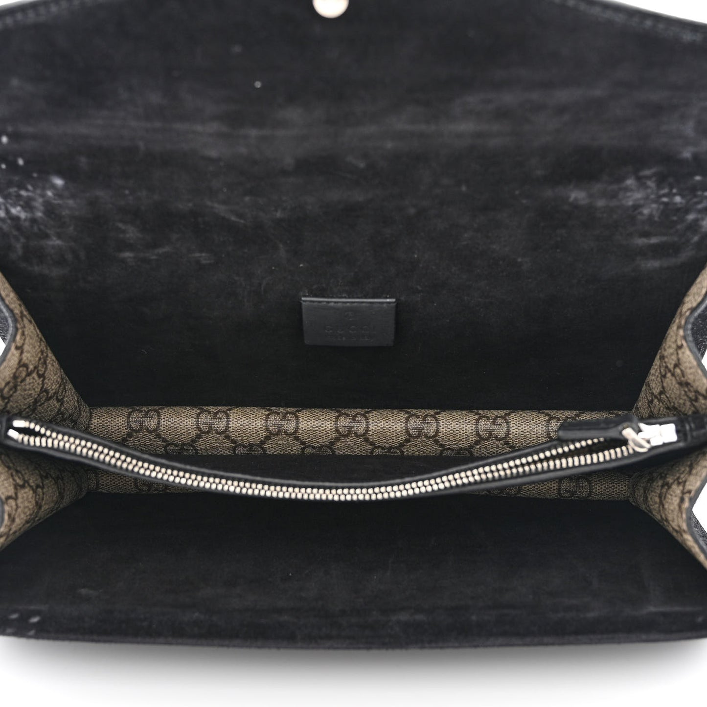 GG Supreme Monogram Small Dionysus Shoulder Bag Black