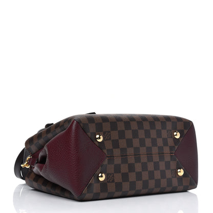Louis Vuitton Damier Ebene Cuir Taurillon Brittany Bordeaux 3 of 6