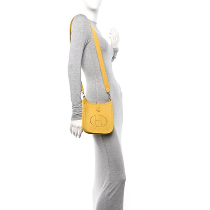 Hermes Taurillon Clemence Evelyne TPM Jaune Ambre 2 of 10