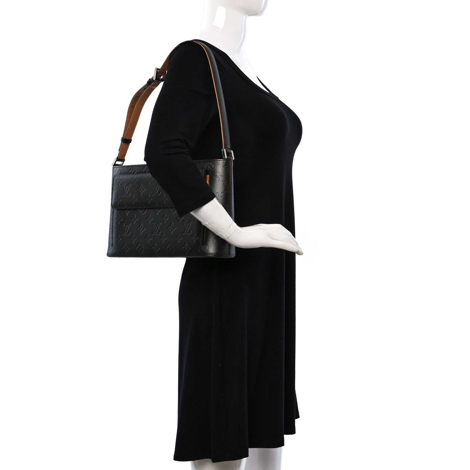 Louis Vuitton Mat Monogram Allston Black 2 of 10