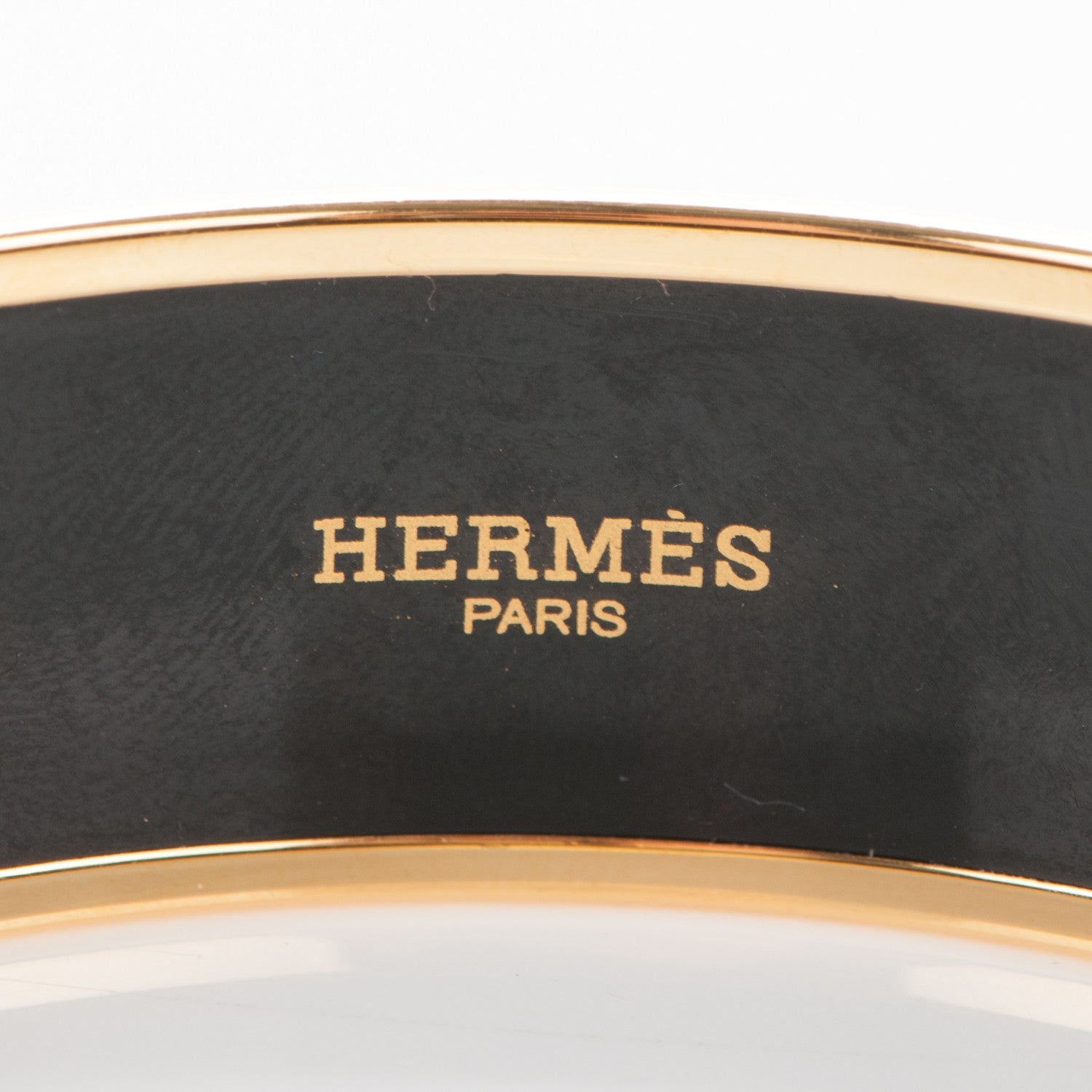 Hermes Enamel Printed Wide Sangles Bracelet 70 4 of 5