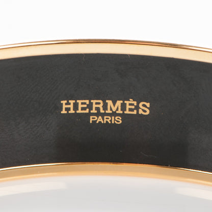 Hermes Enamel Printed Wide Sangles Bracelet 70 4 of 5