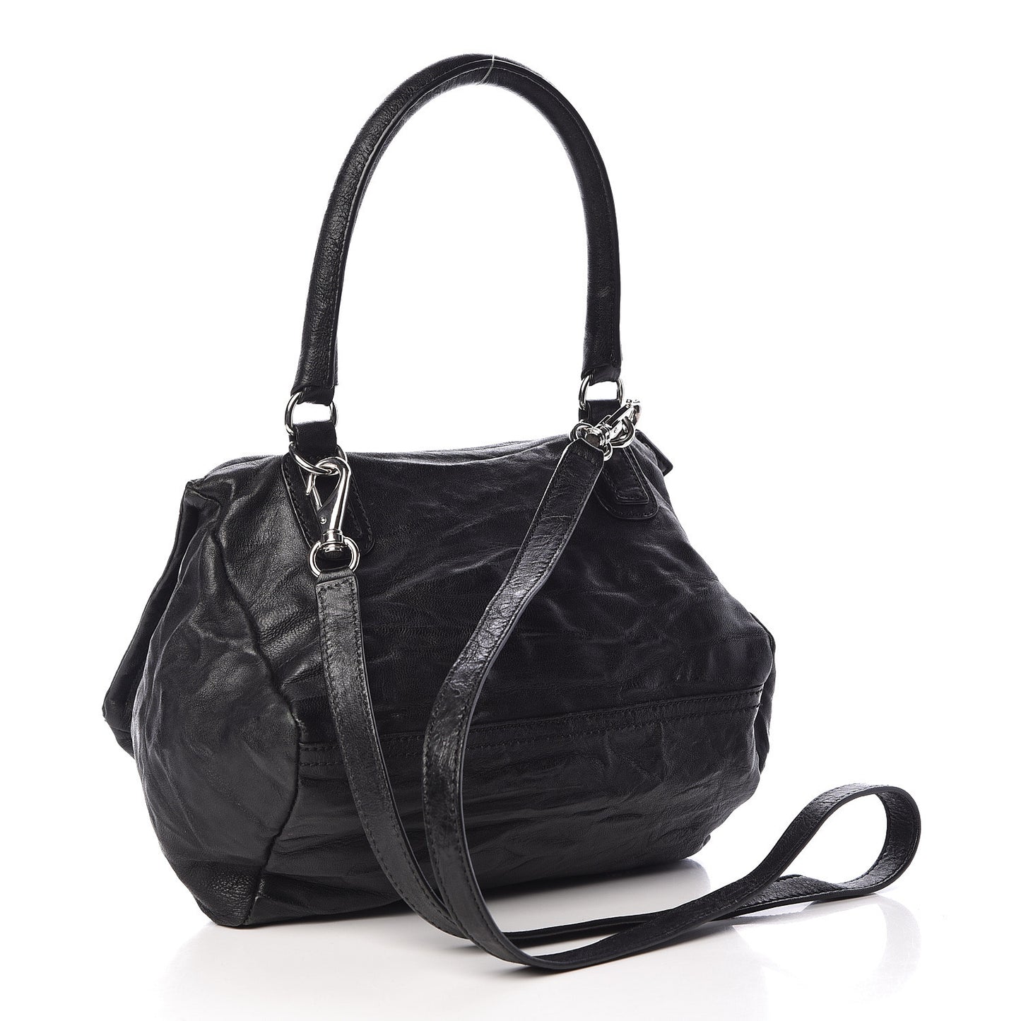 Tumbled Sheepskin Small Pandora Black