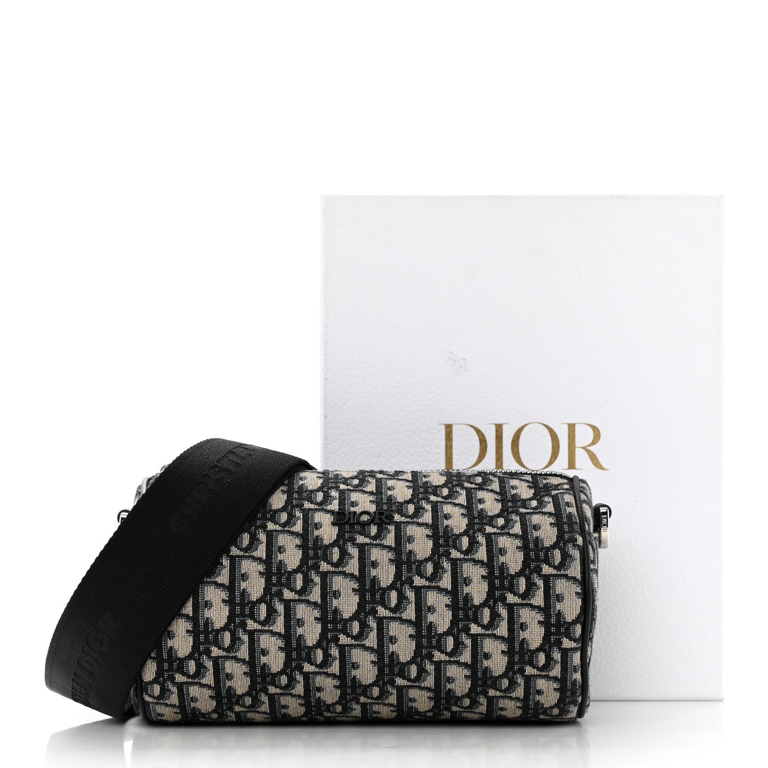 Christian Dior Oblique Roller Messenger Bag Blue 12 of 12