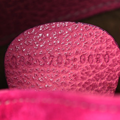 Gucci Suede Calfskin Bamboo Backpack Pink 6 of 12