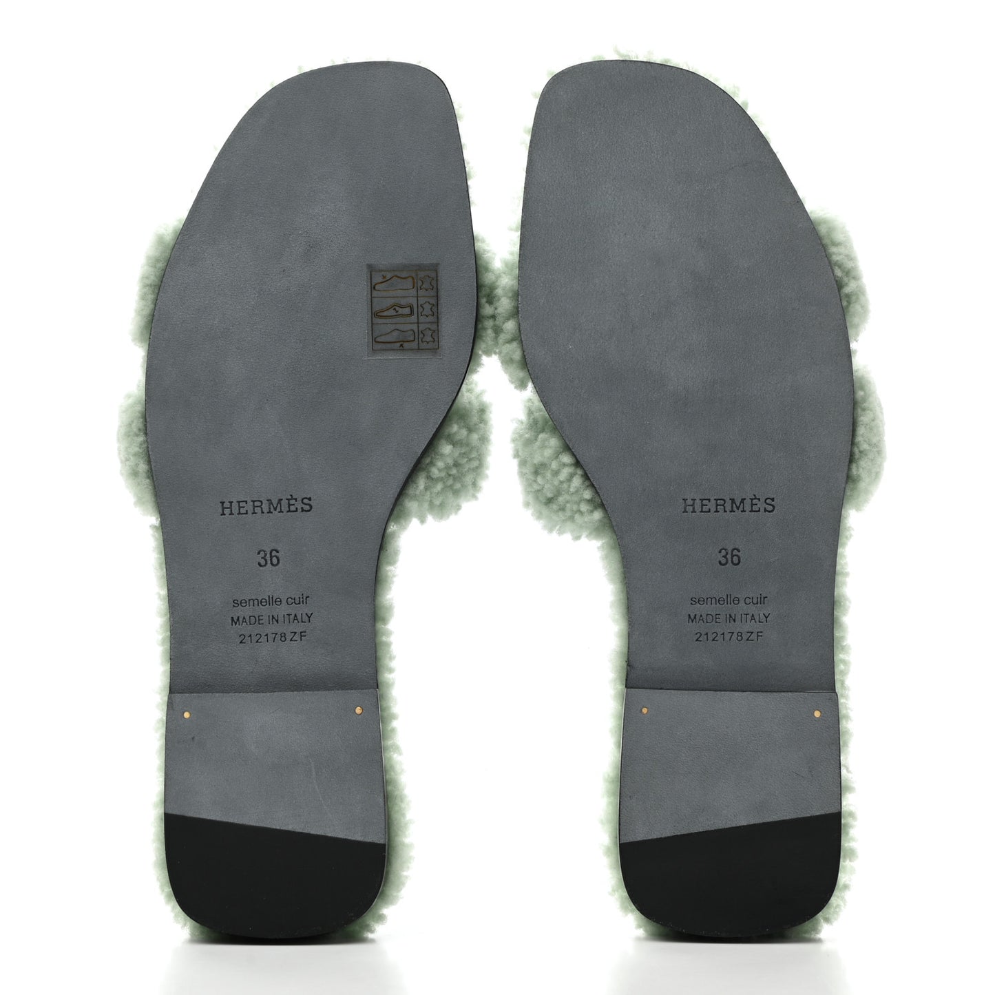 Woolskin Oran Sandals 36 Vert D'Eau
