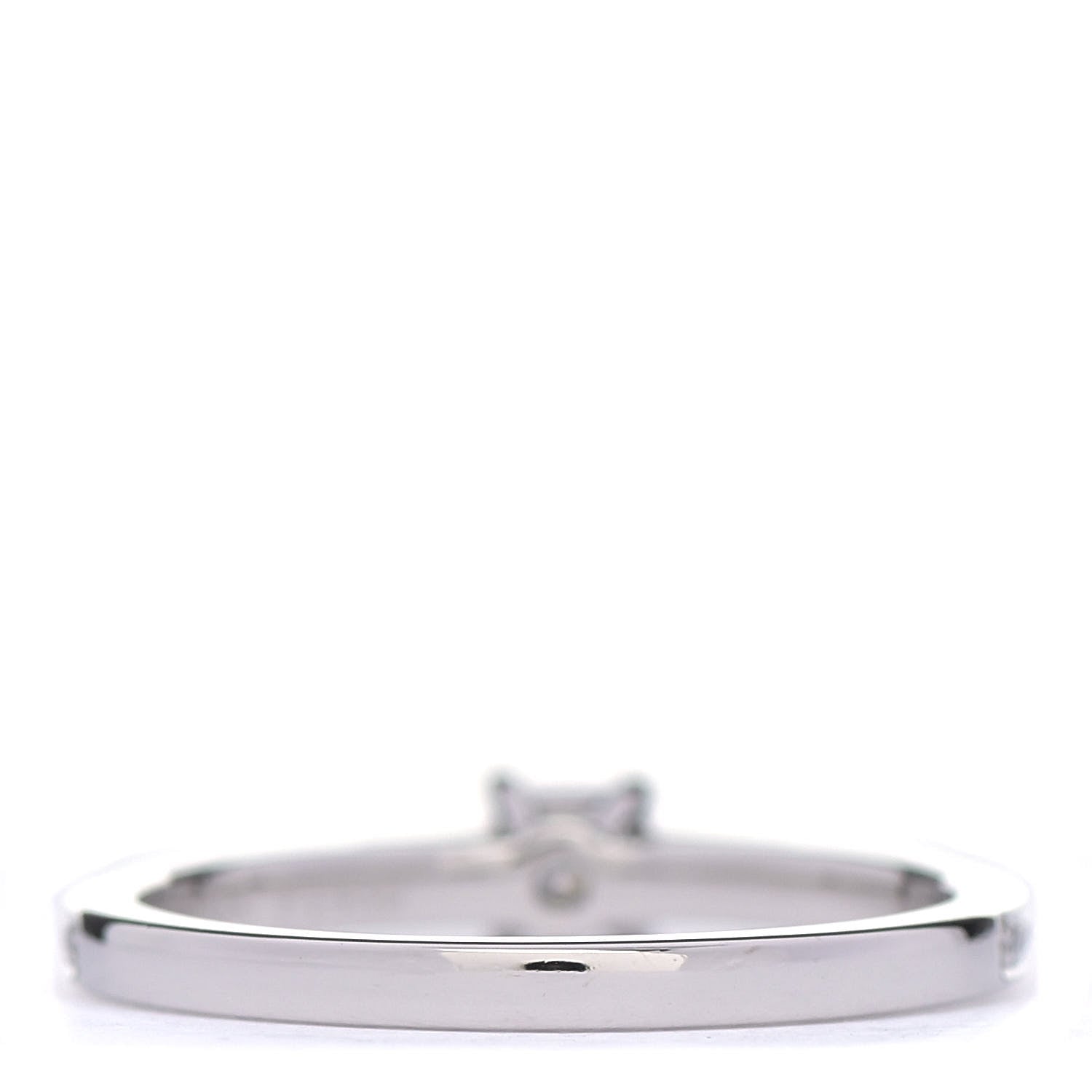 Tiffany Platinum Diamond .22ct Novo Princess Cut Engagement Ring 50 5.5 3 of 6