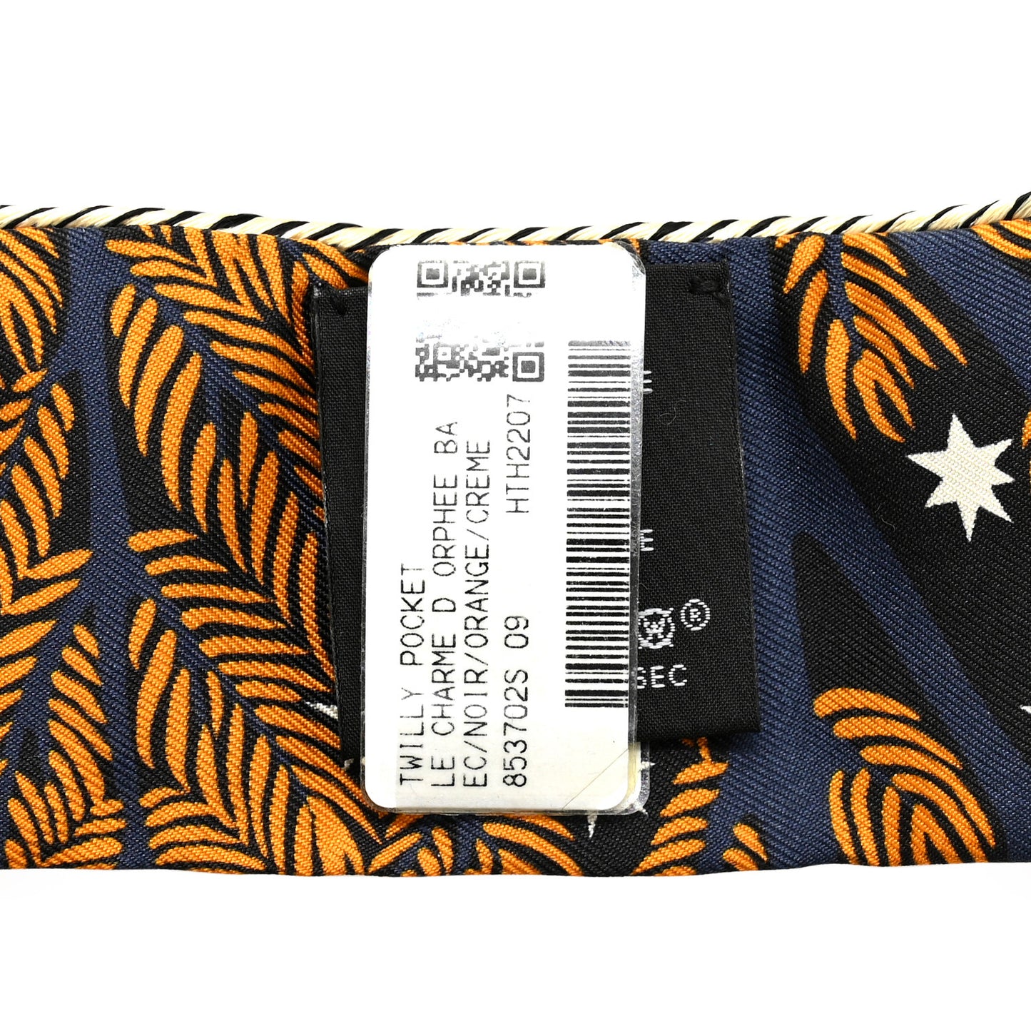 Silk Le Charme D Orphee Twilly Black Orange Creme