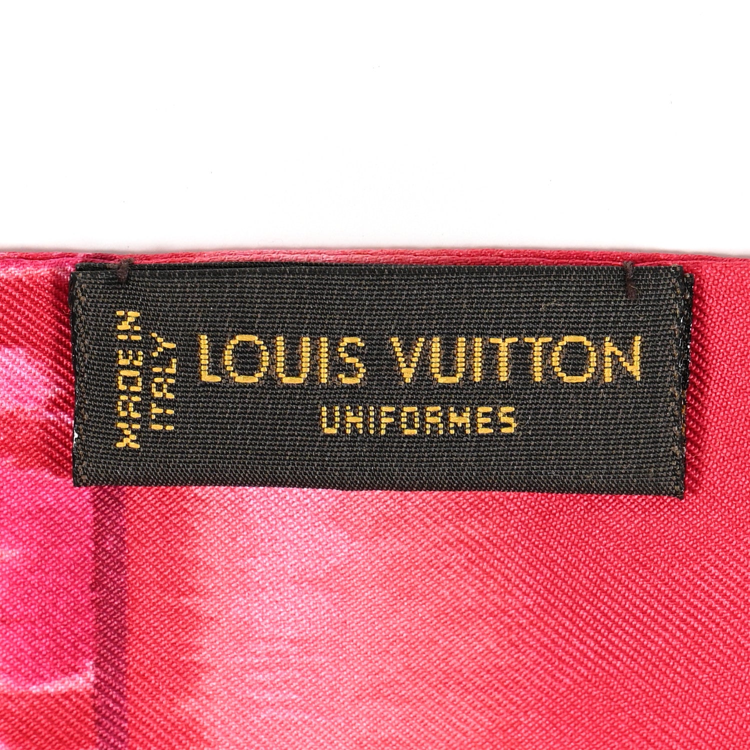 Louis Vuitton Silk Monogram Ikat Summer Bandeau Rose Indien 3 of 7