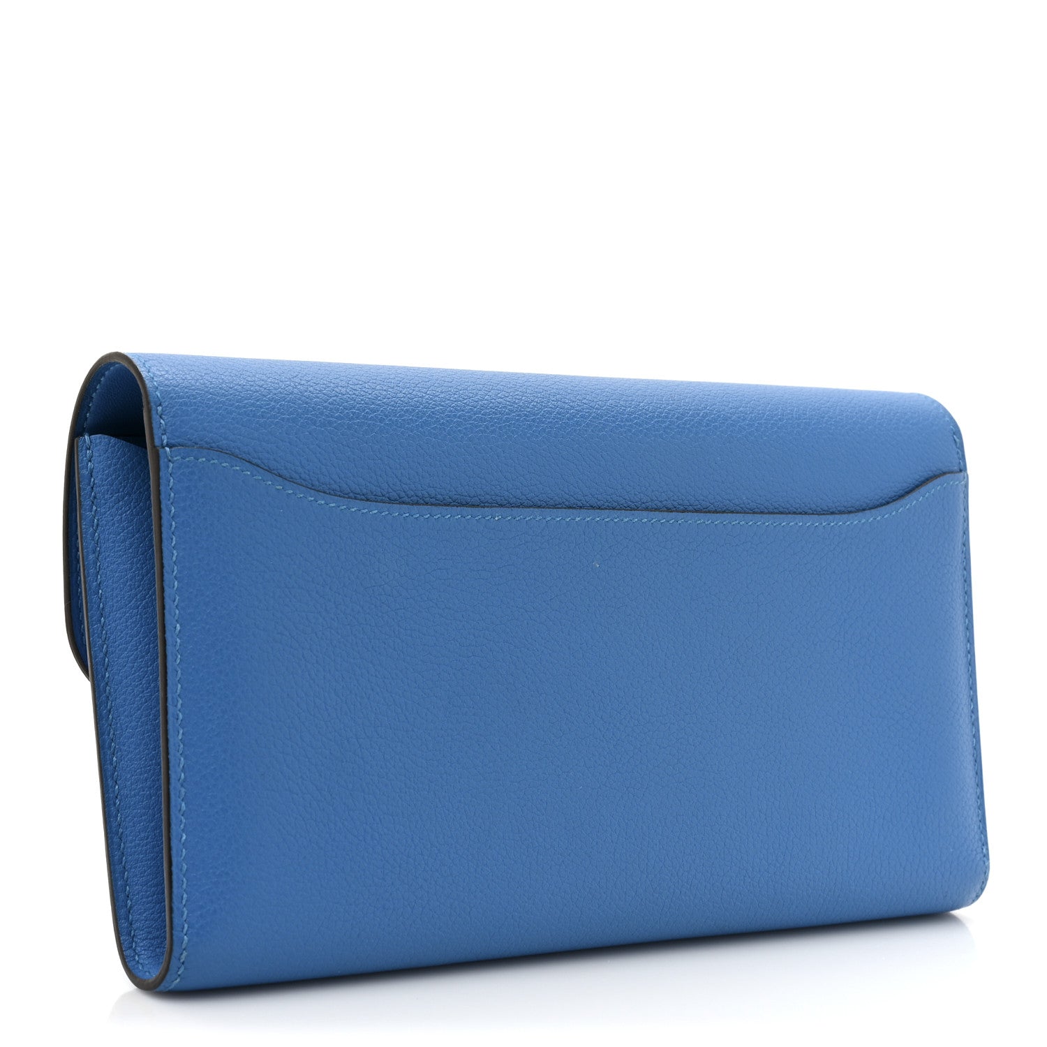 Hermes Evercolor Constance Long Wallet Bleu Zellige 3 of 15