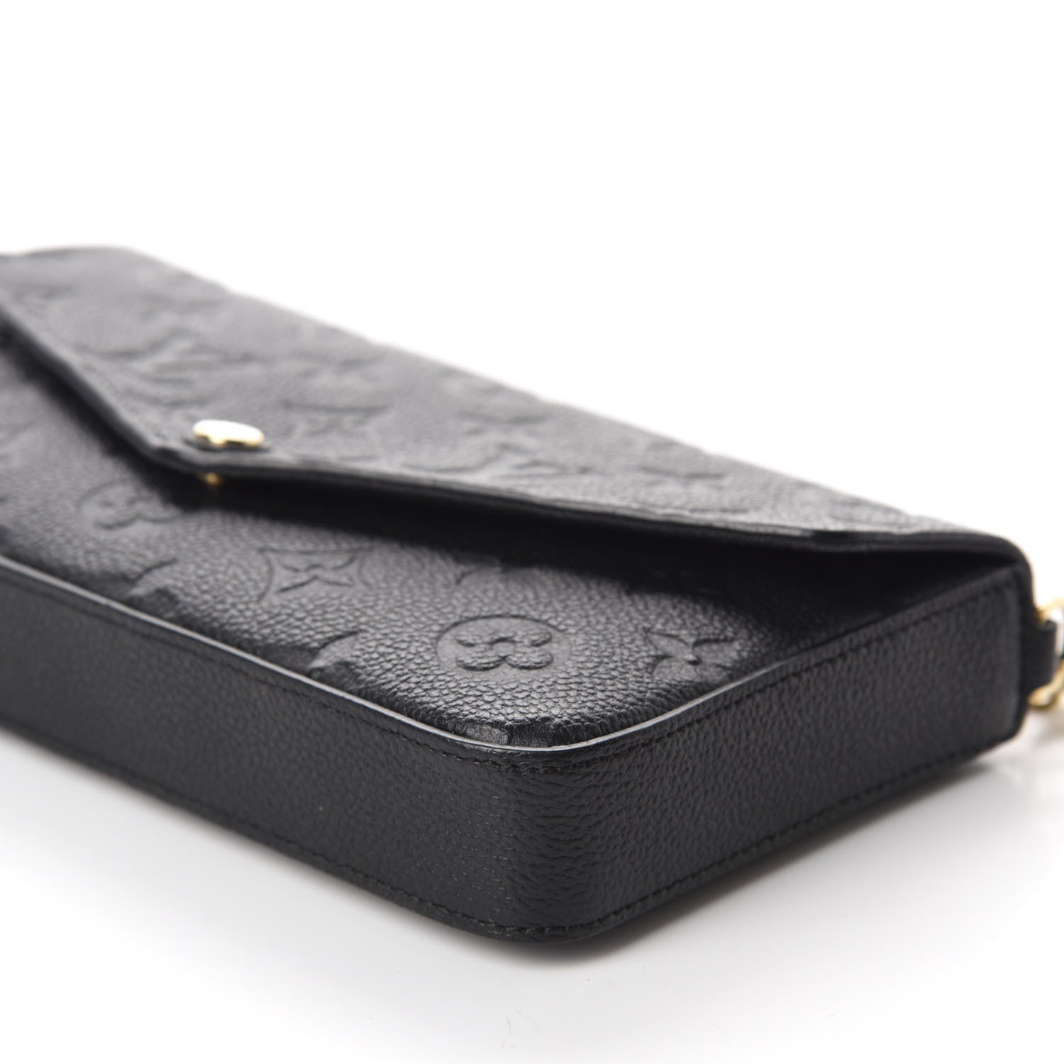 Louis Vuitton Empreinte Pochette Felicie Chain Wallet Black 7 of 12