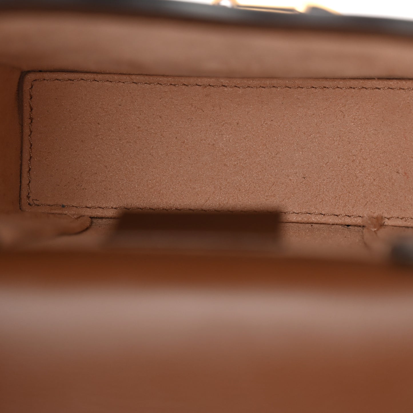 GG Supreme Monogram Mini Horsebit 1955 Crossbody Bag Beige Brown Sugar