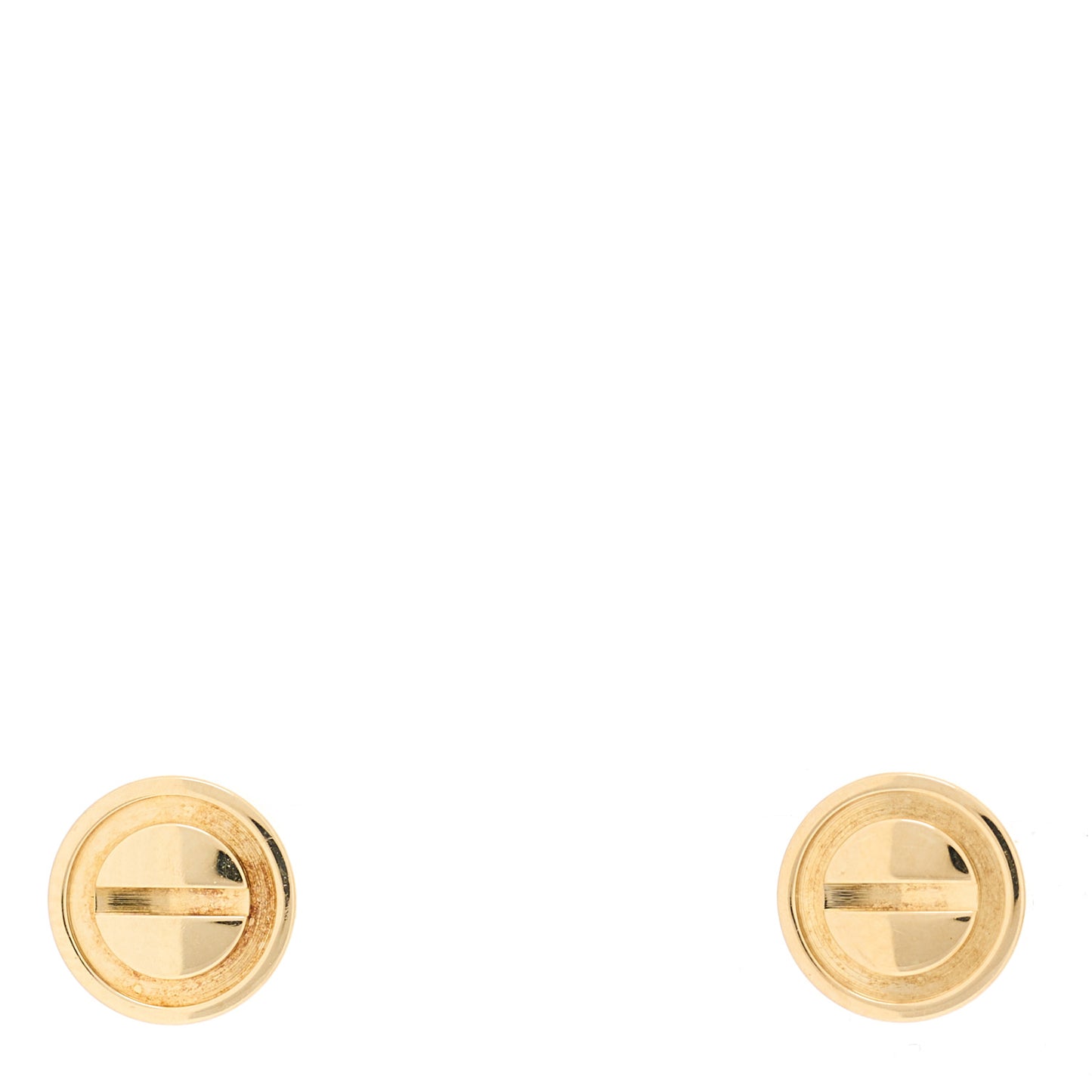 18K Yellow Gold LOVE Earrings