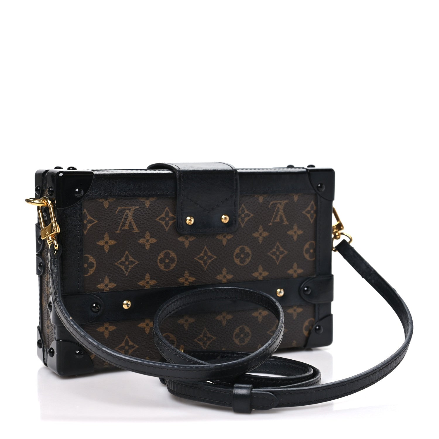 Louis Vuitton Monogram Petite Malle Black 3 of 11