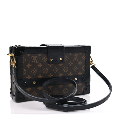 Louis Vuitton Monogram Petite Malle Black 3 of 11