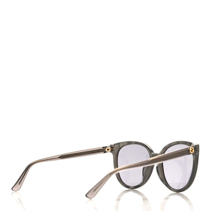 Gucci Acetate Round Frame Sunglasses GG3835/F Grey Pearl 4 of 7