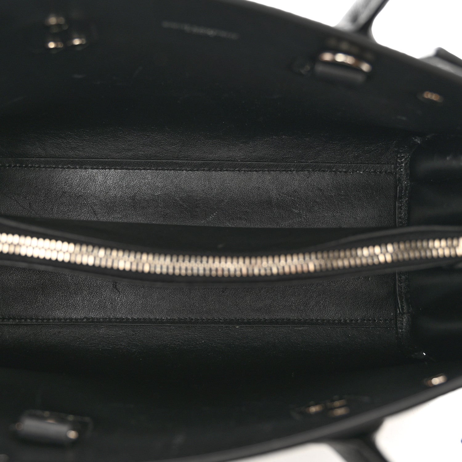 Saint Laurent Grained Calfskin Baby Sac De Jour Black 6 of 9