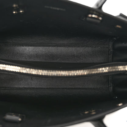 Saint Laurent Grained Calfskin Baby Sac De Jour Black 6 of 9