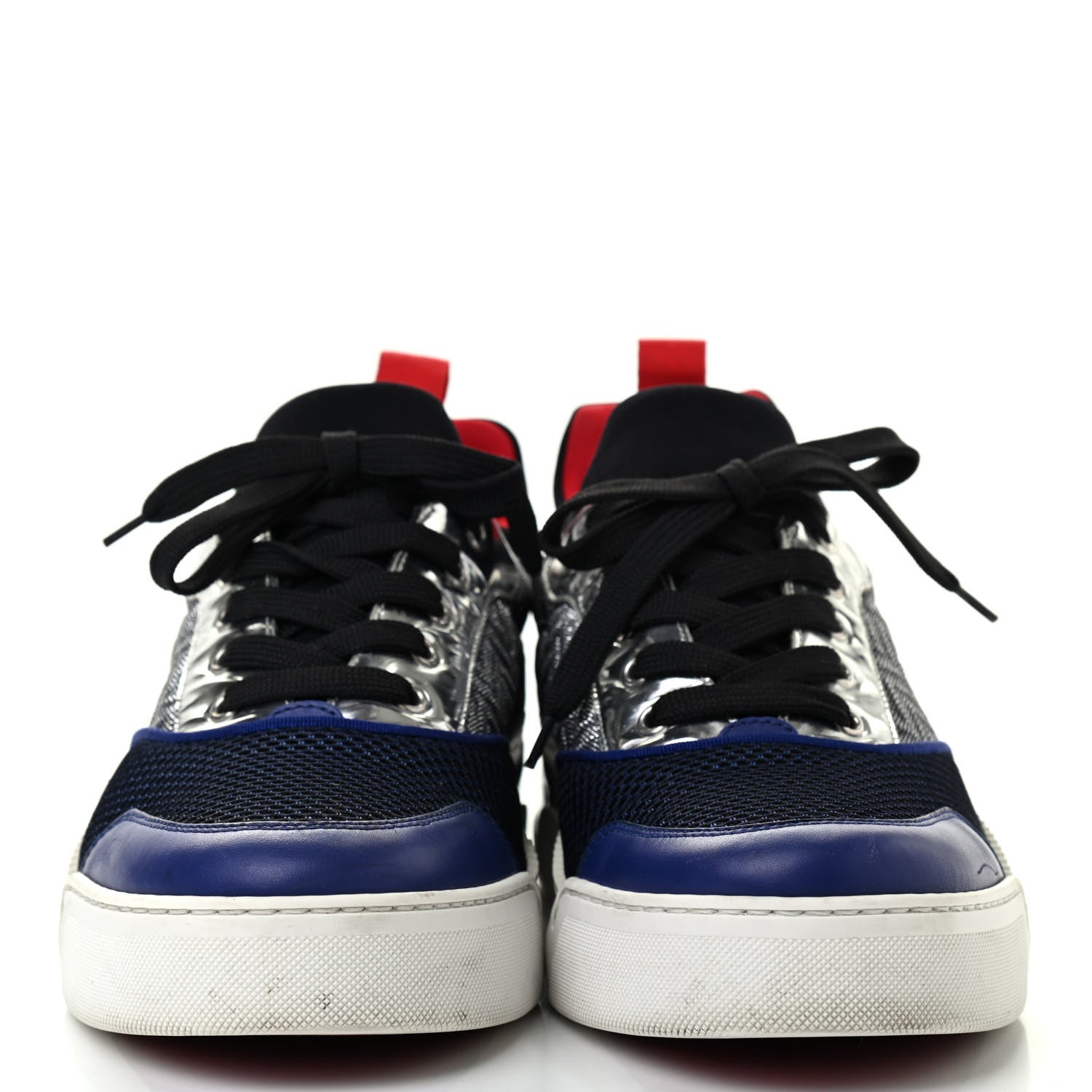 Christian Louboutin Calfskin Mesh Mens Aurelien Flat Sneakers 42 Multi 2 of 13
