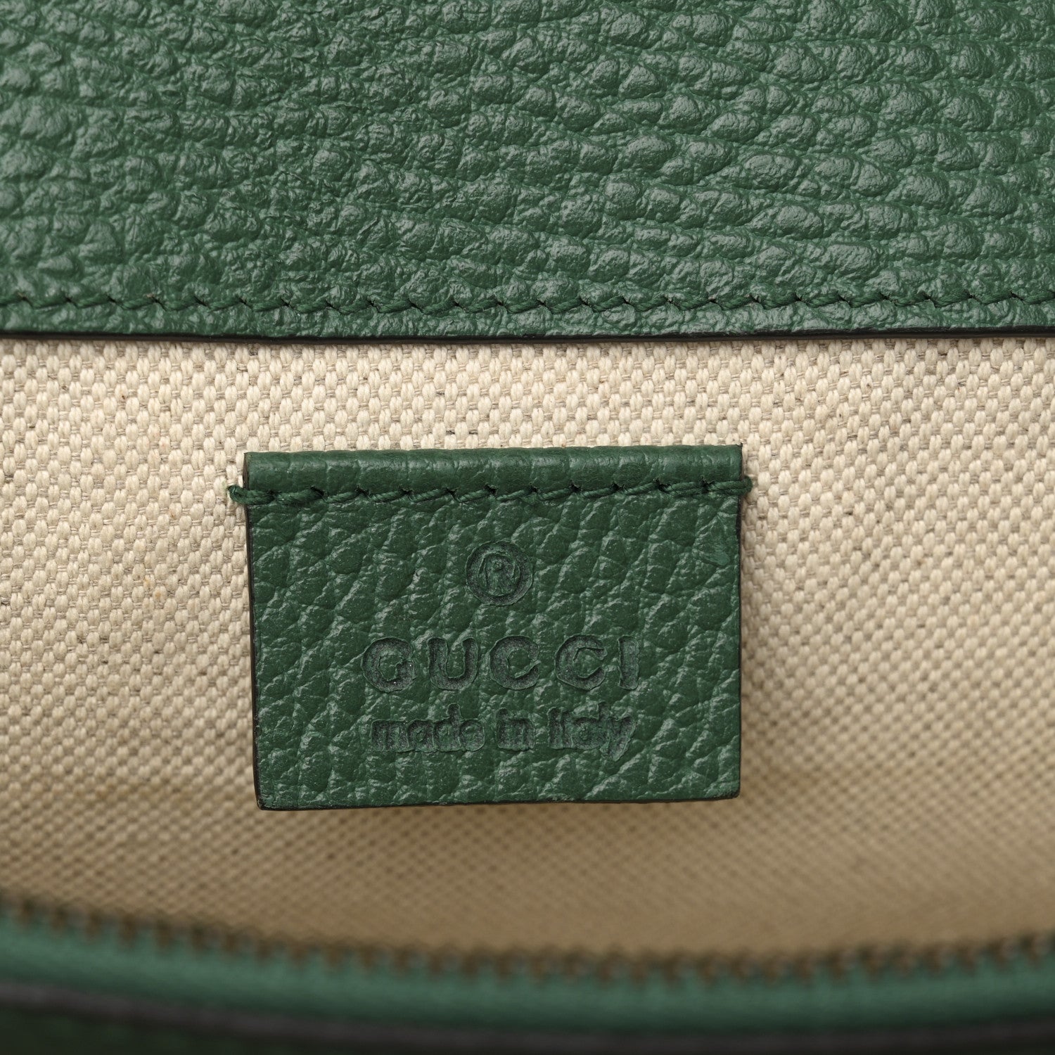 Gucci Pebbled Calfskin Small Dionysus Shoulder Bag Emerald 6 of 14