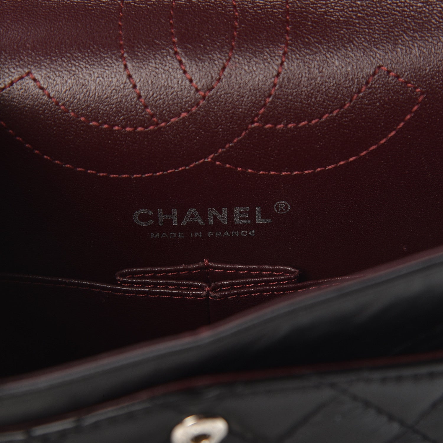 Chanel Aged Calfskin Quilted 2.55 Reissue 225 Flap Black 7 of 11