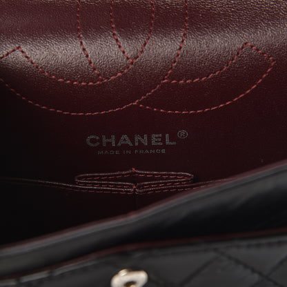Chanel Aged Calfskin Quilted 2.55 Reissue 225 Flap Black 7 of 11