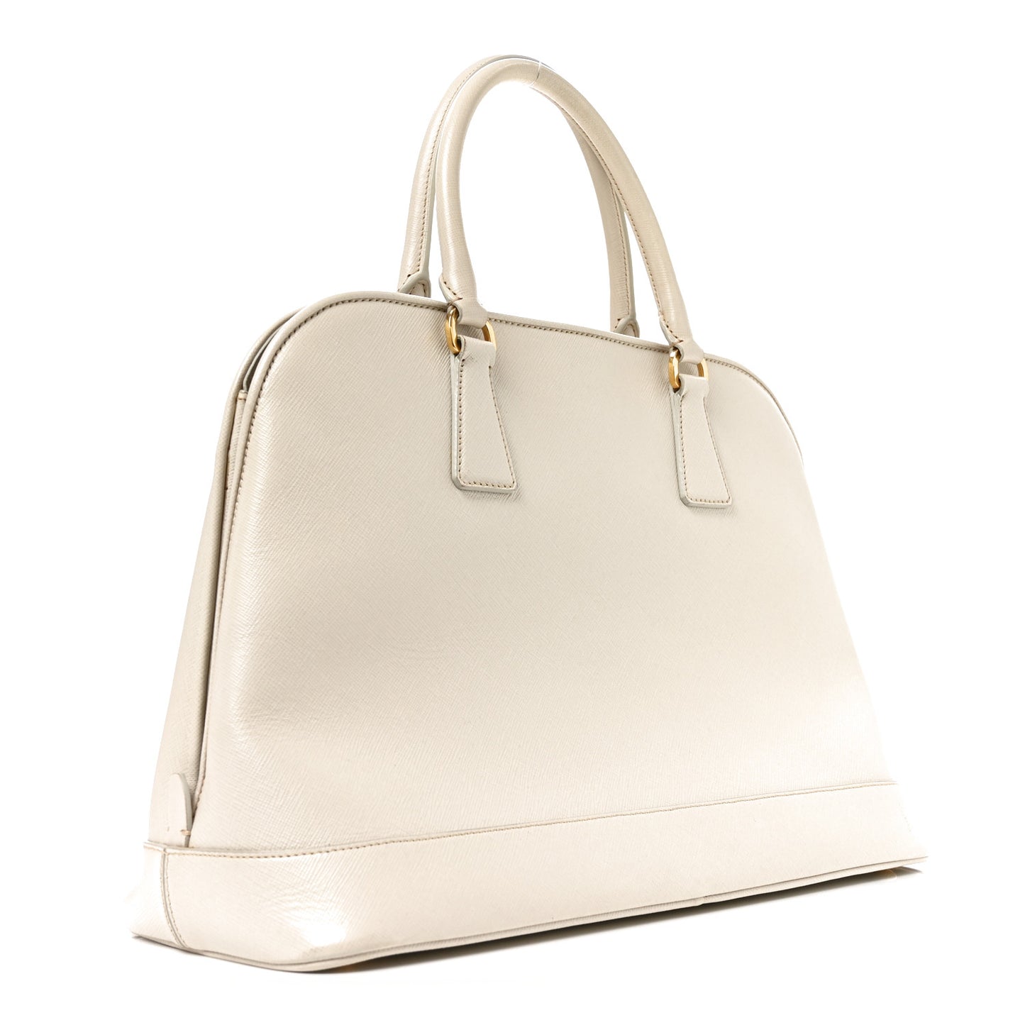Saffiano Lux Open Promenade Tote Talco