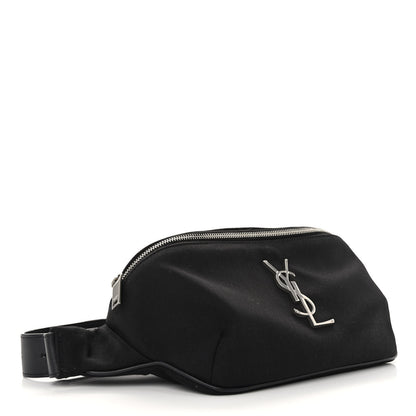Saint Laurent Canvas Monogram Belt Bag Black 4 of 9