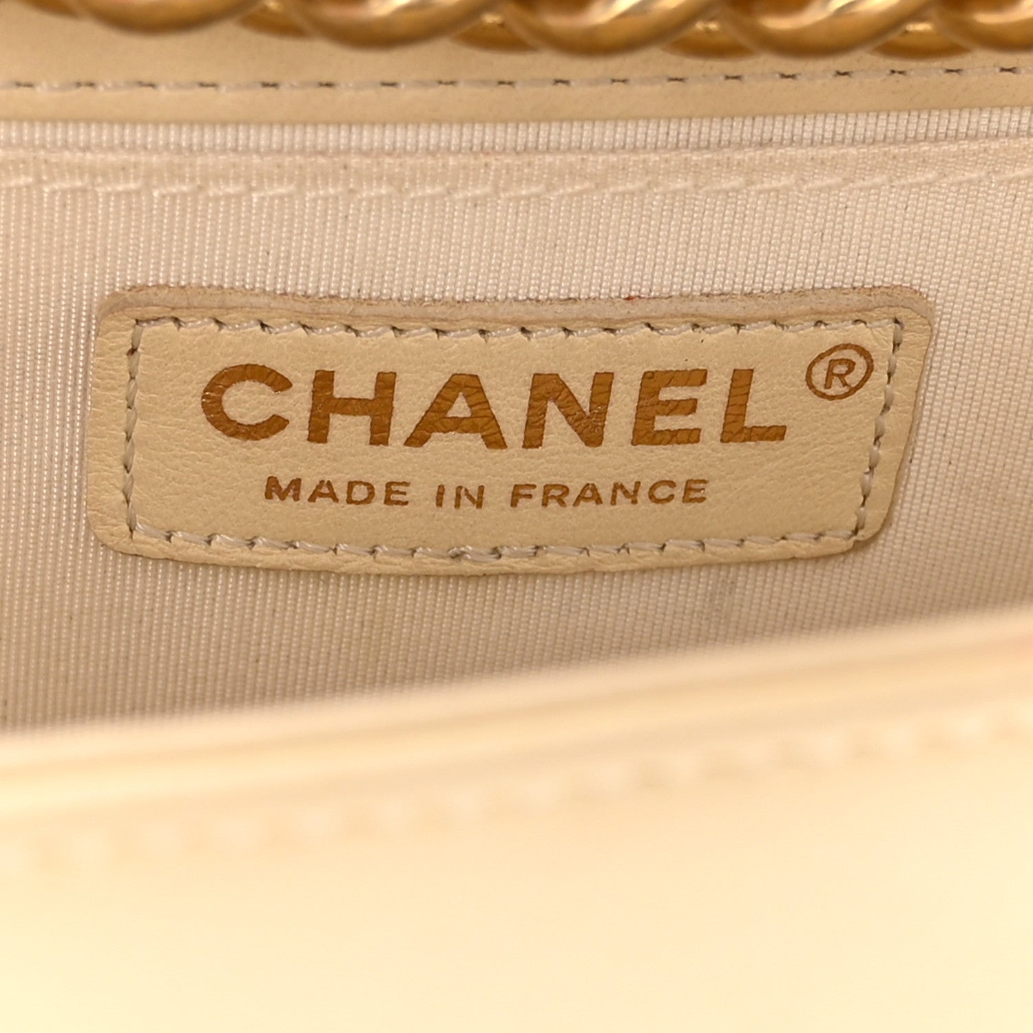 Chanel Lambskin Quilted Medium Boy Flap Light Beige 6 of 29