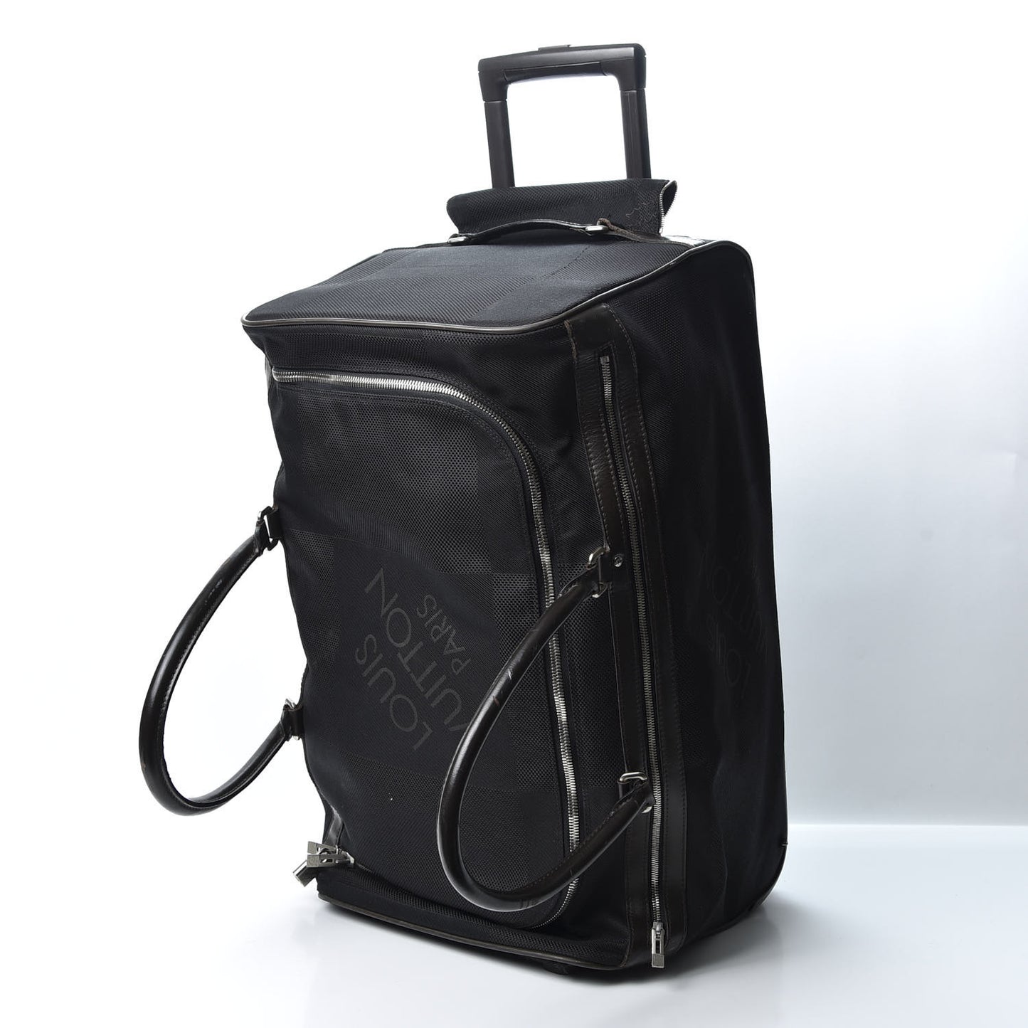 Damier Geant Eole 60 Rolling Luggage Black