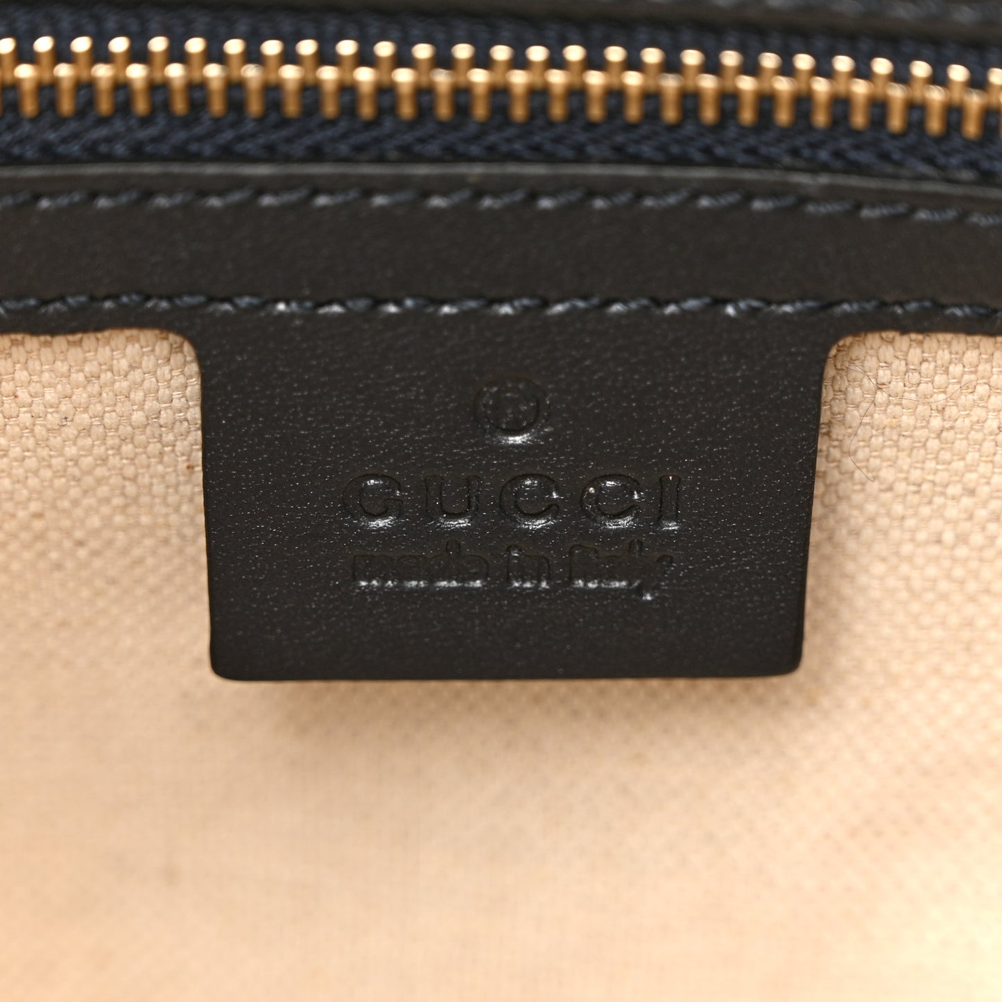 Monogram Vintage Web Small Boston Navy