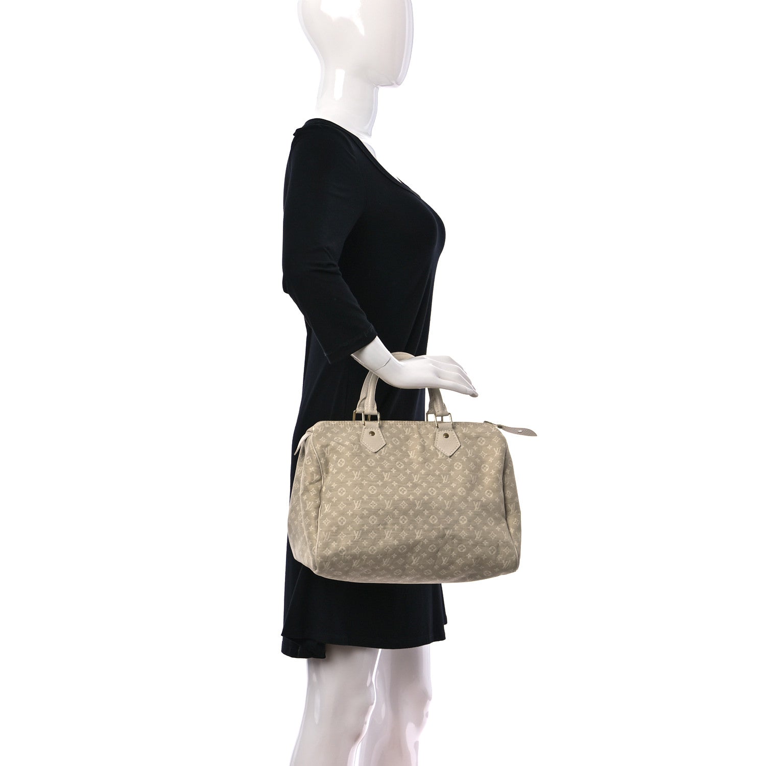 Louis Vuitton Mini Lin Speedy 30 Dune 3 of 14