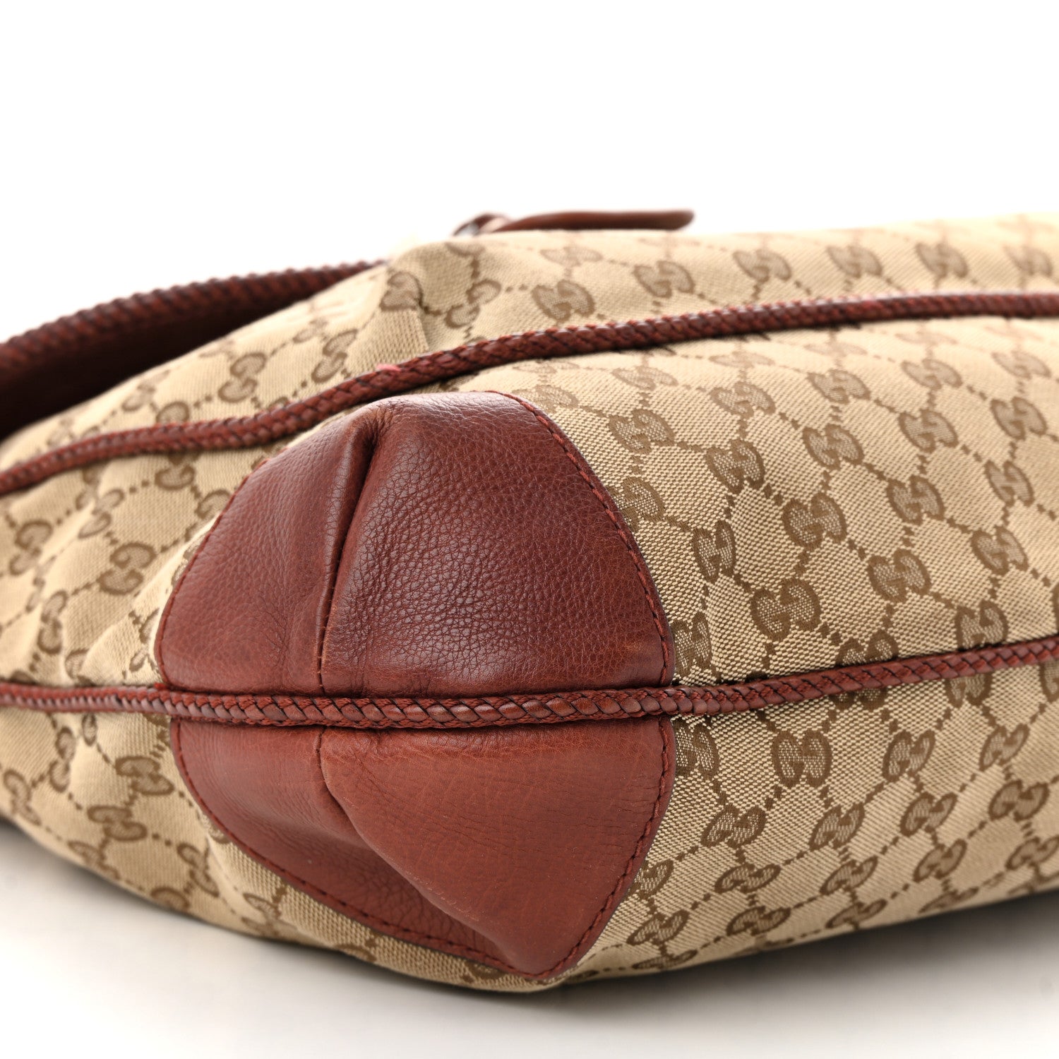 Gucci Monogram Medium Marrakech Hobo Red 9 of 15