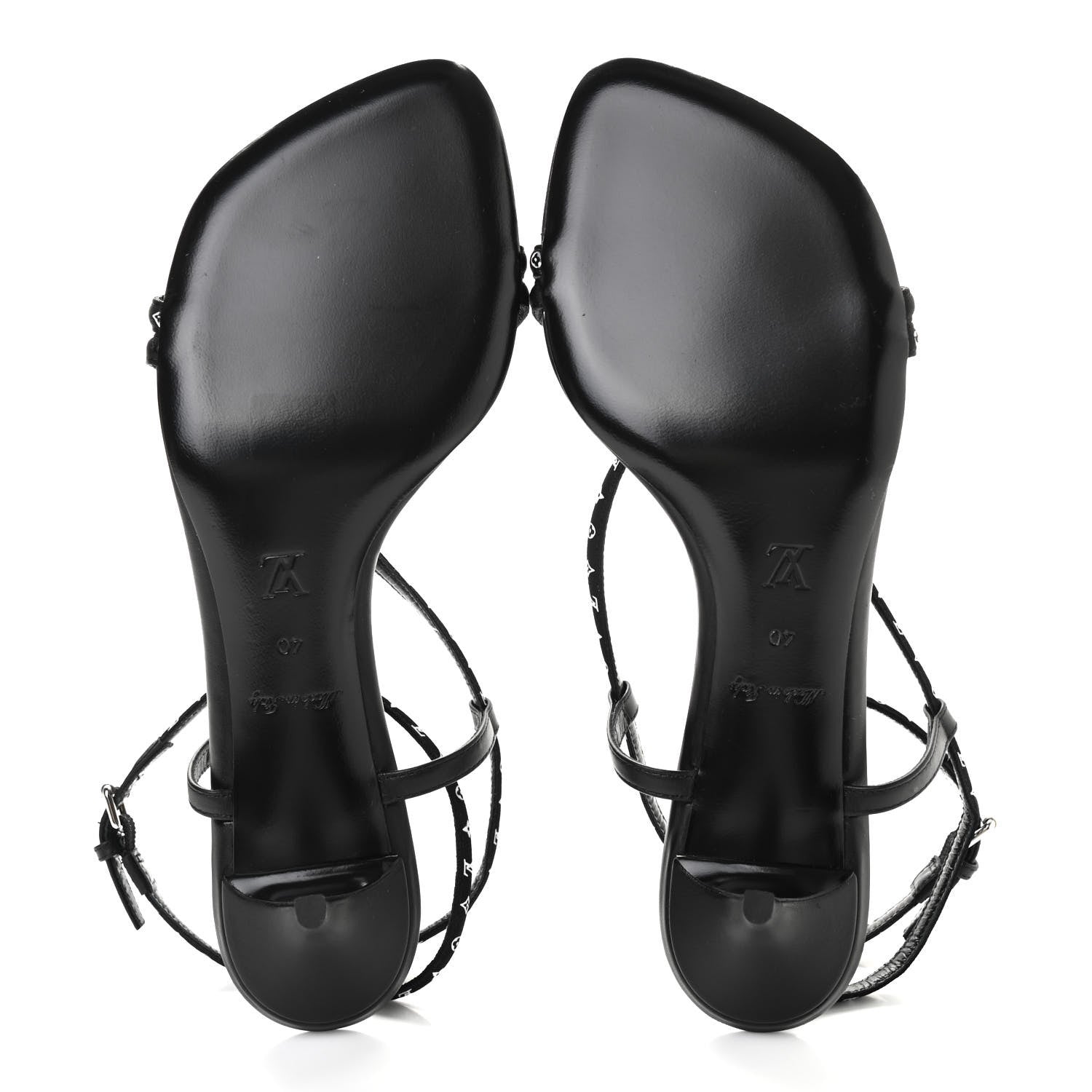 Louis Vuitton Citizen Thong Sandal 40 Black 5 of 10