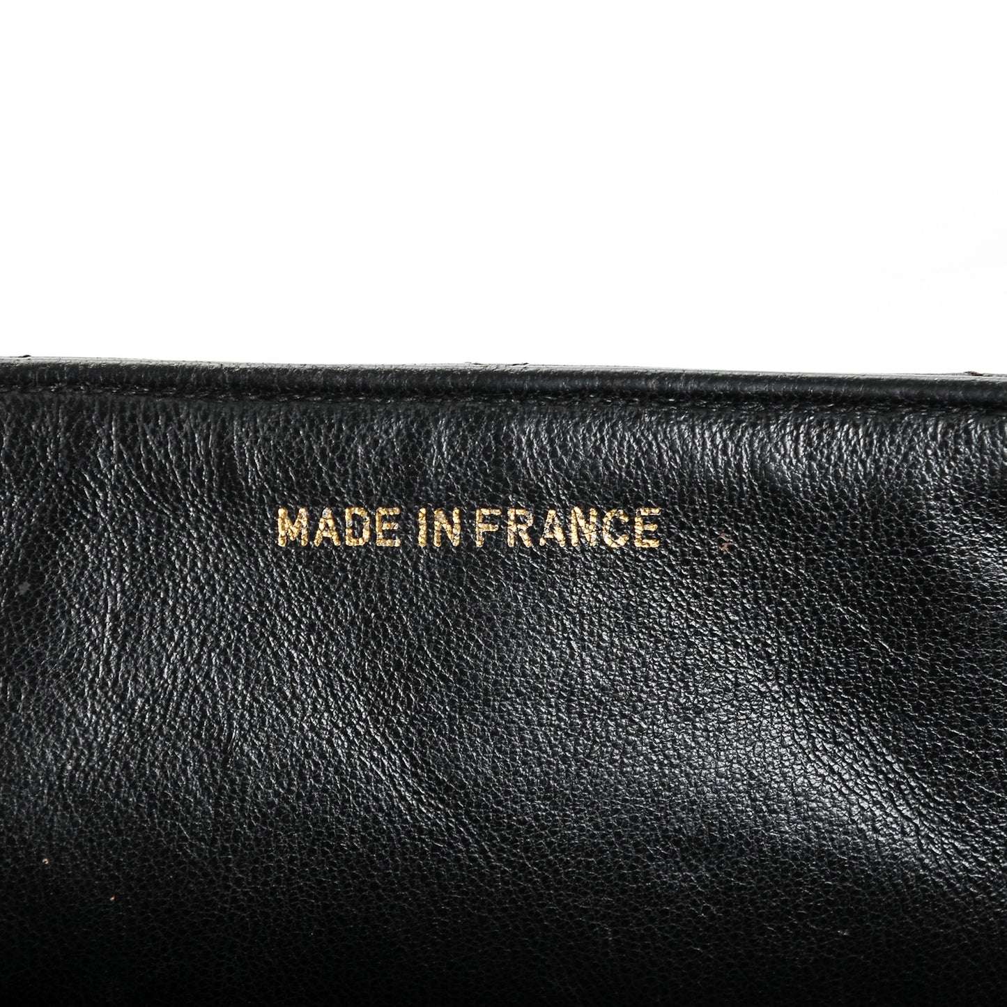 Lambskin Quilted Jumbo Single Flap Black