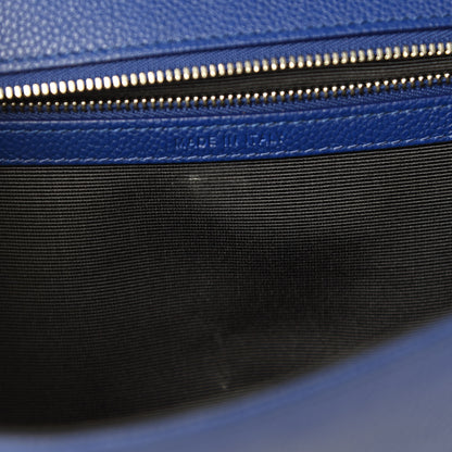 Christian Dior Grained Calfskin Medium Diorama Flap Bag Bleu De Minuit 8 of 13