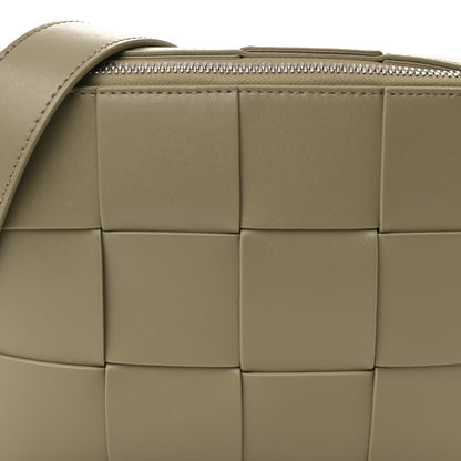 Bottega Veneta Lambskin Maxi Intrecciato Cassette Camera Bag Travertine 7 of 9