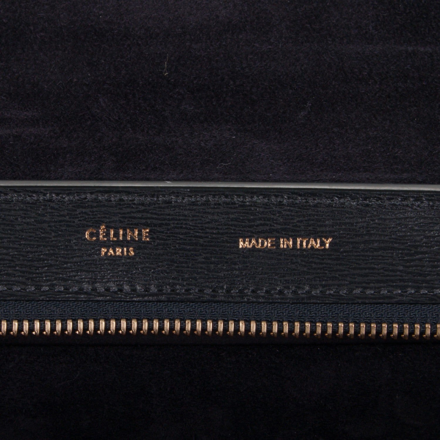 Celine Liege Calfskin Small Trapeze Black 6 of 6