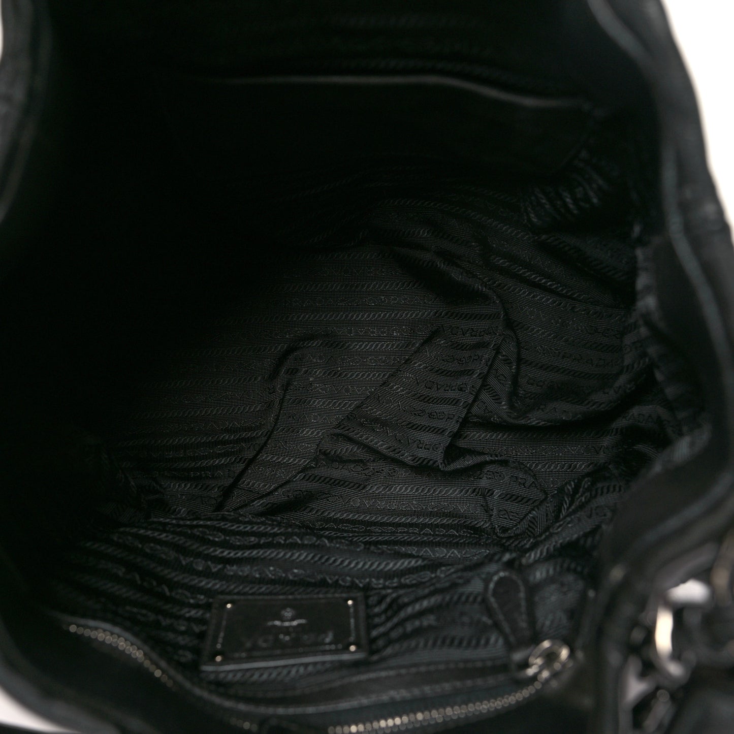 Soft Calf Pleated Hobo Black