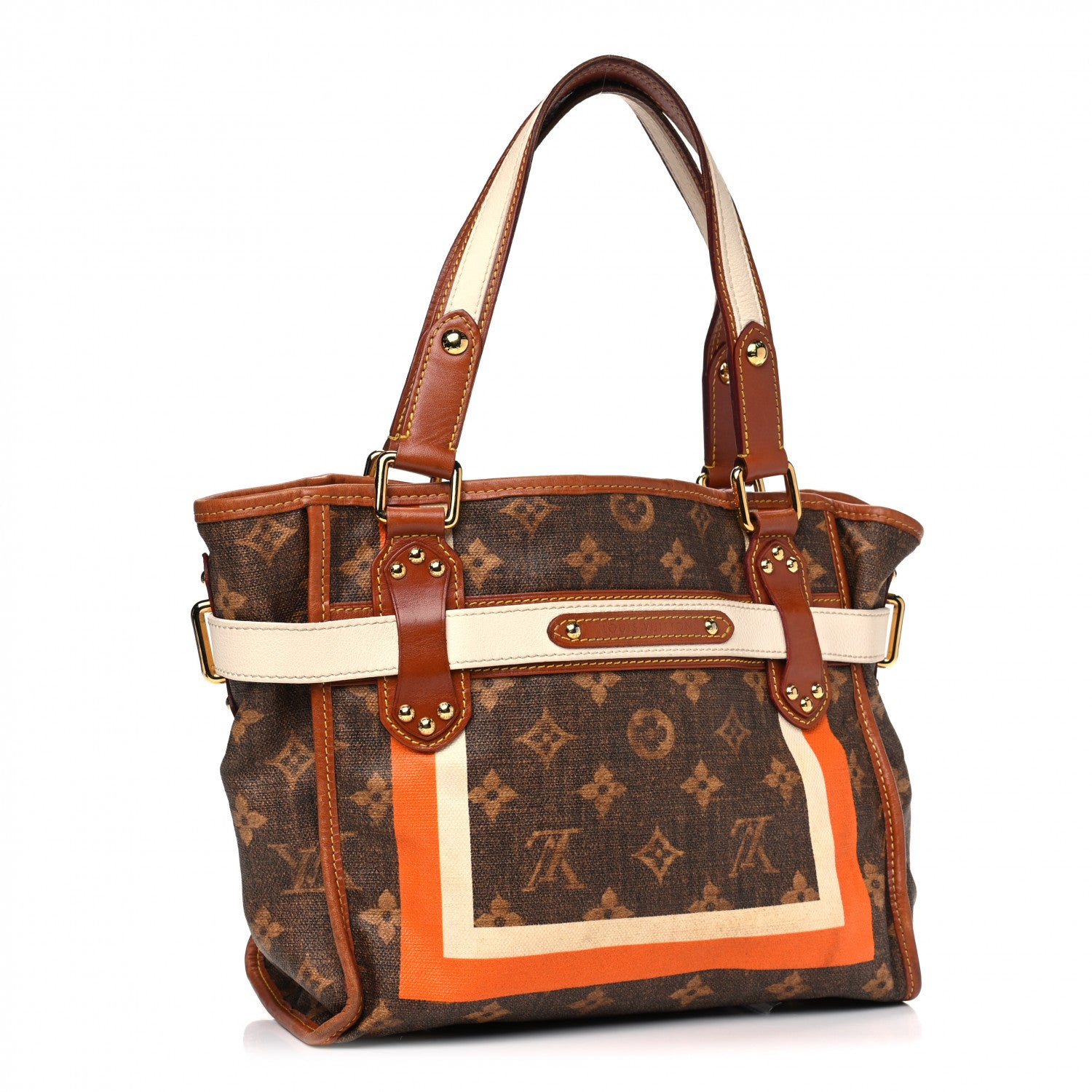 Louis Vuitton Monogram Rayures Tisse Sac PM 2 of 16