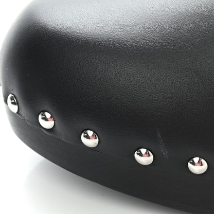 Hermes Calfskin Calya Mules 41 Black 9 of 10