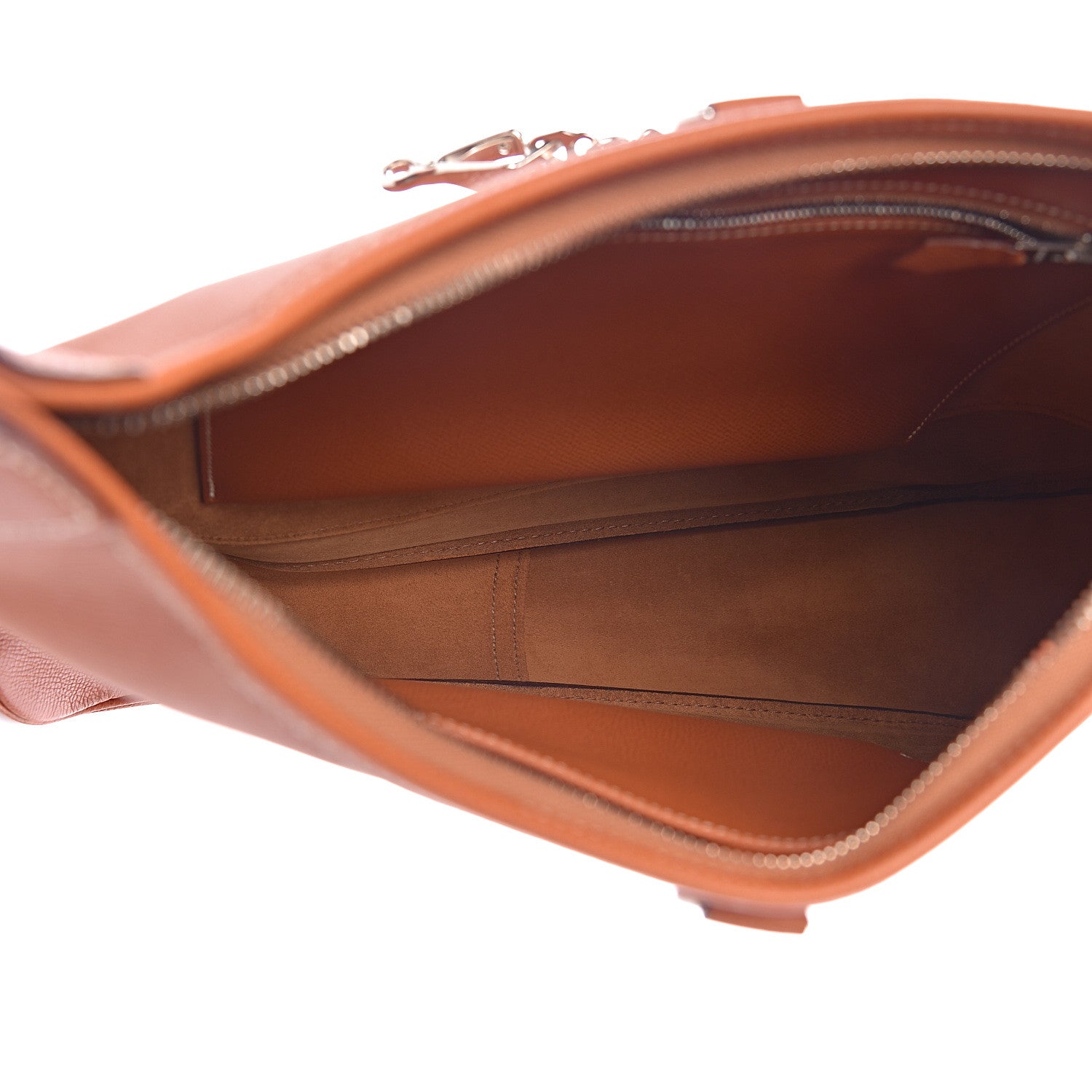Hermes Epsom Trim II 35 Shoulder Bag Cognac 5 of 9