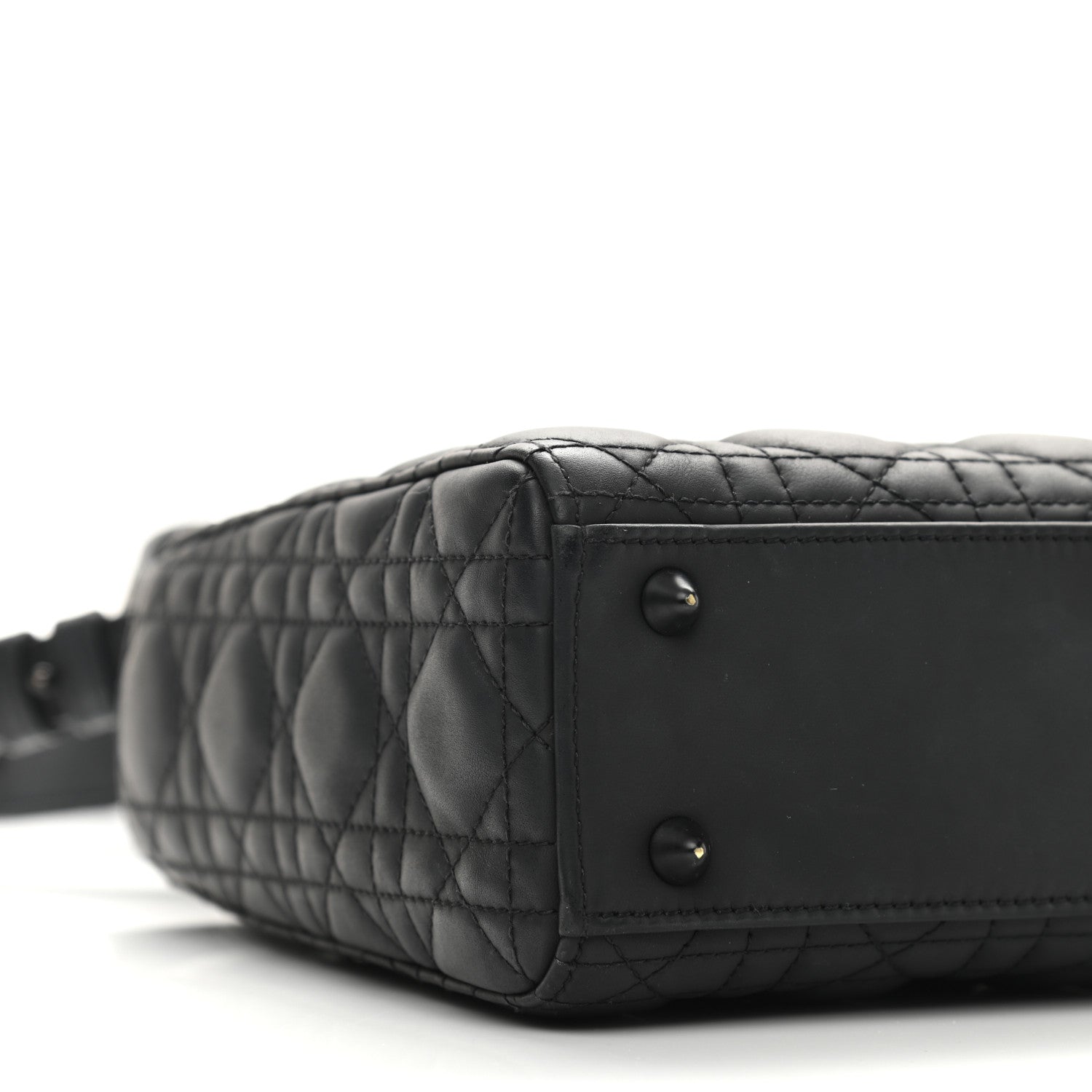 Christian Dior Ultra Matte Calfskin Cannage Small My ABCDior Lady Dior Black 9 of 12