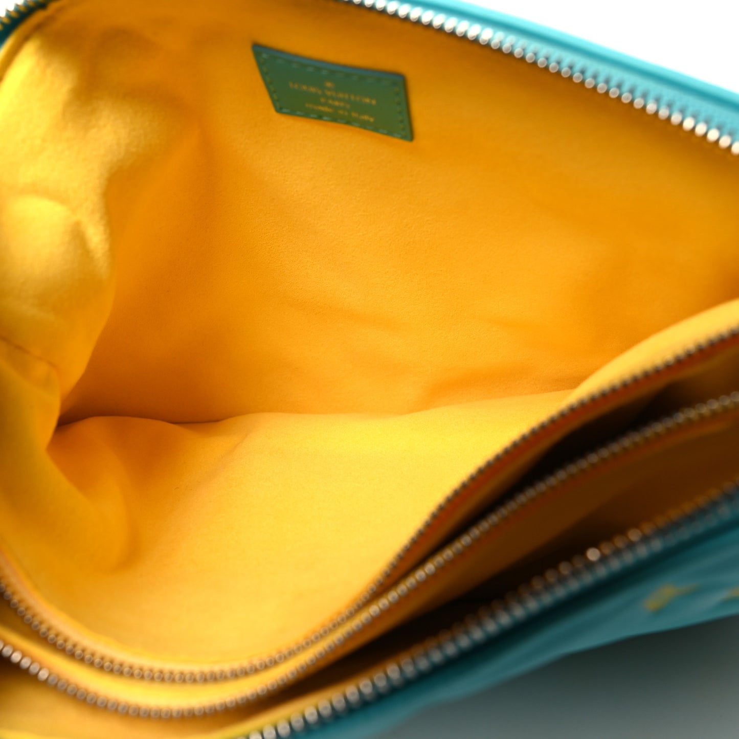 Lambskin Embossed Monogram Vuittamins Coussin PM Menthe Jaune