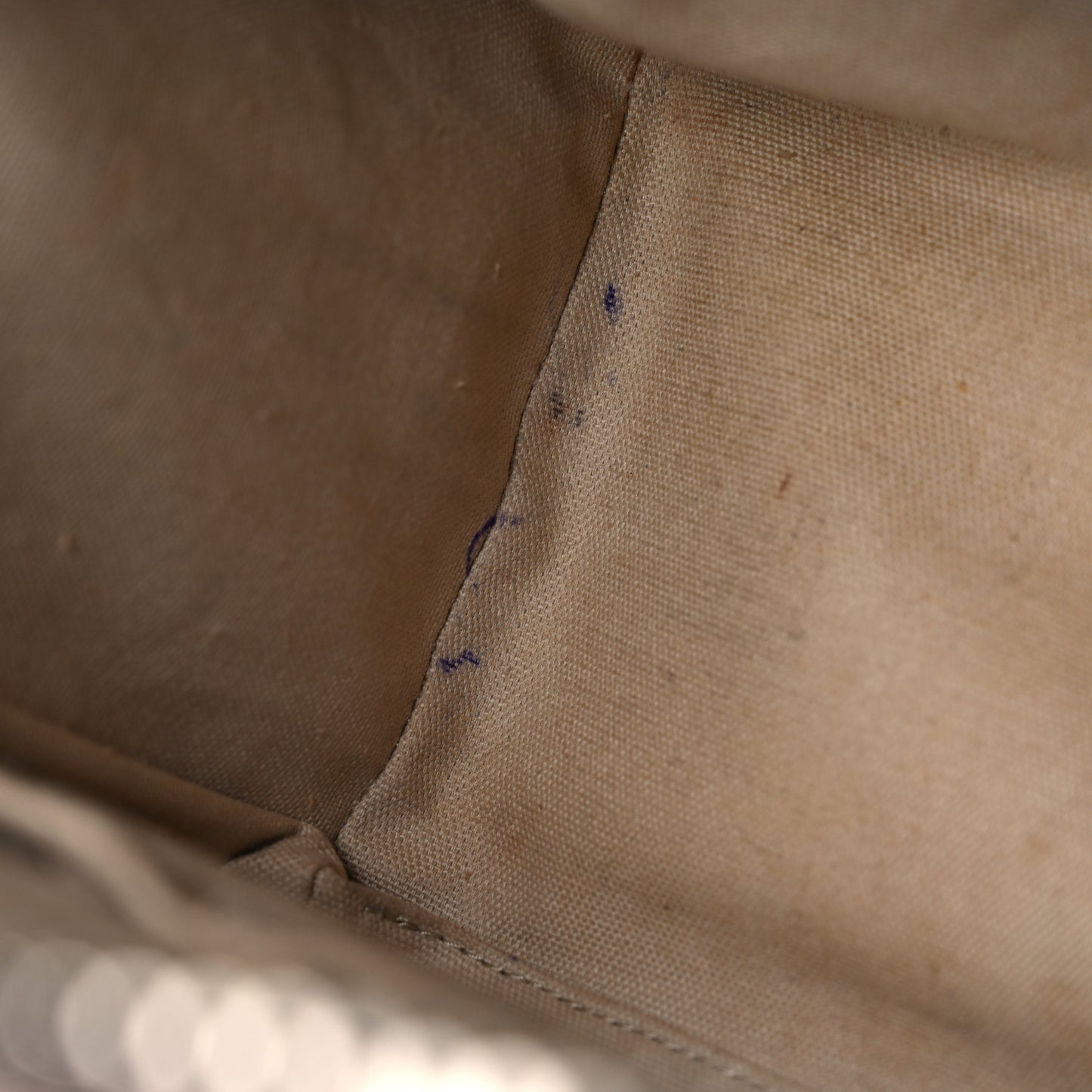 Sugar Goatskin Small Tri-Color Antigona Linen
