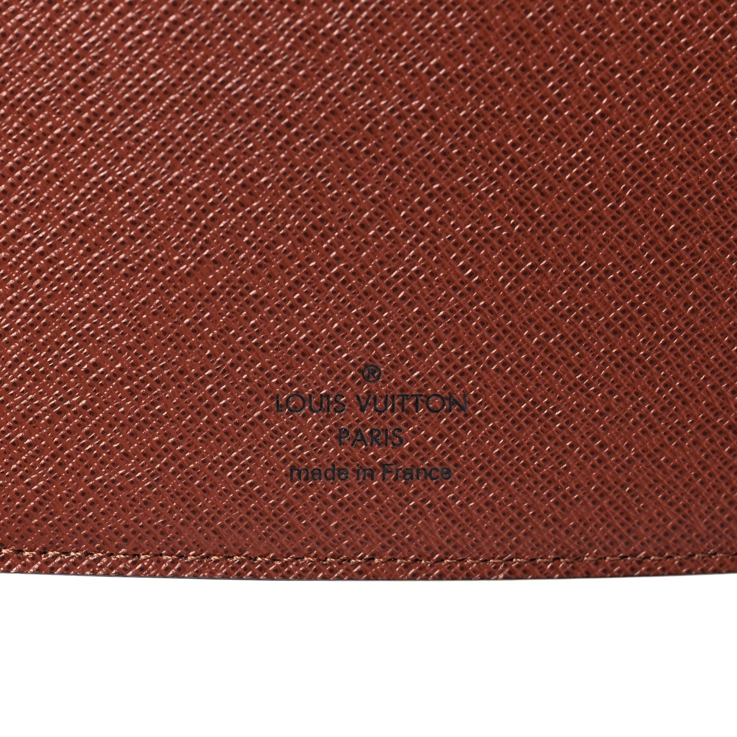 Monogram Desk Agenda Cover