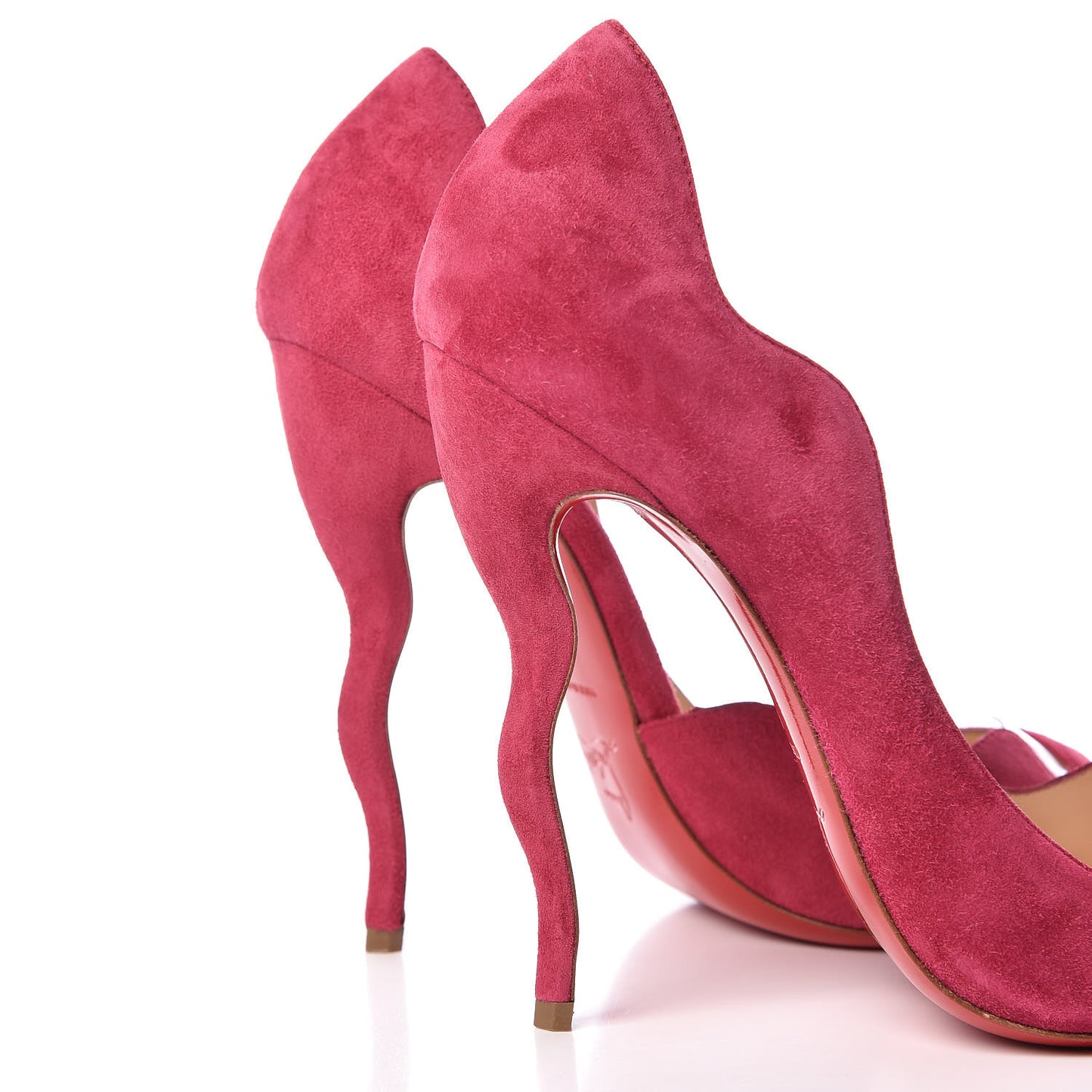 Veau Velours Deepik Half d'Orsay 100 Pumps 40 Rosa