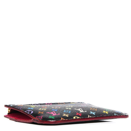 Louis Vuitton Monogram Multicolor Key Pouch Black Grenade 5 of 16